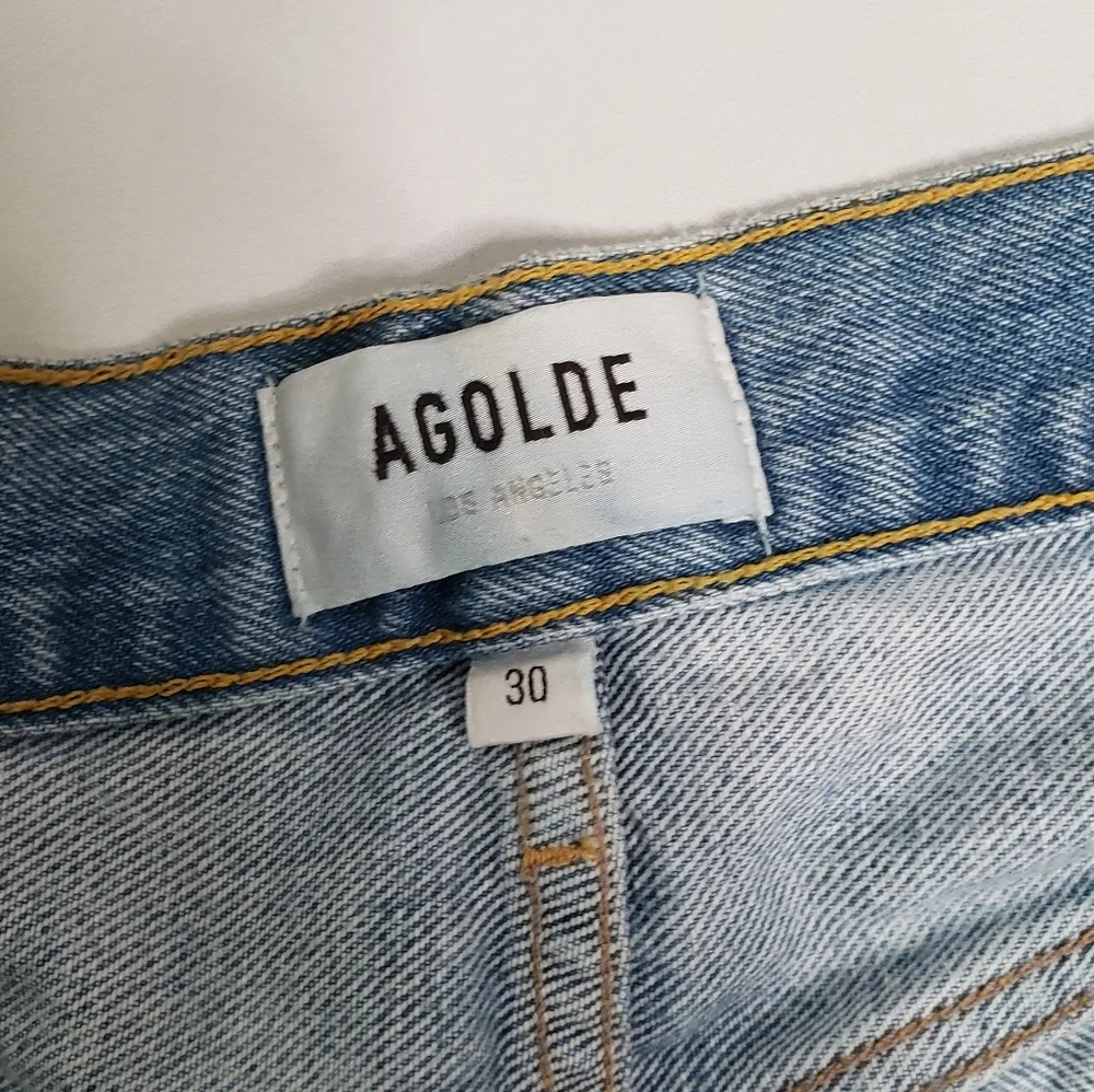 AGOLDE Parker Denim Shorts Size 30 Freewheeling Jean Distressed